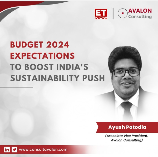 Budget 2024 Expectations to boost India's Sustainability push